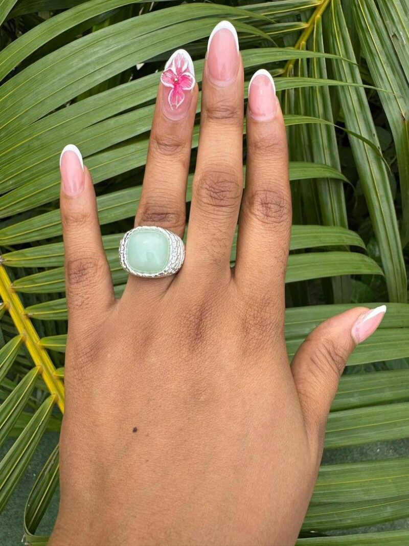4337 - BA5000 - Bague Argentée avec Pierre
