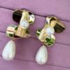4715 - BO7000 - Boucles élégantes et perlées
