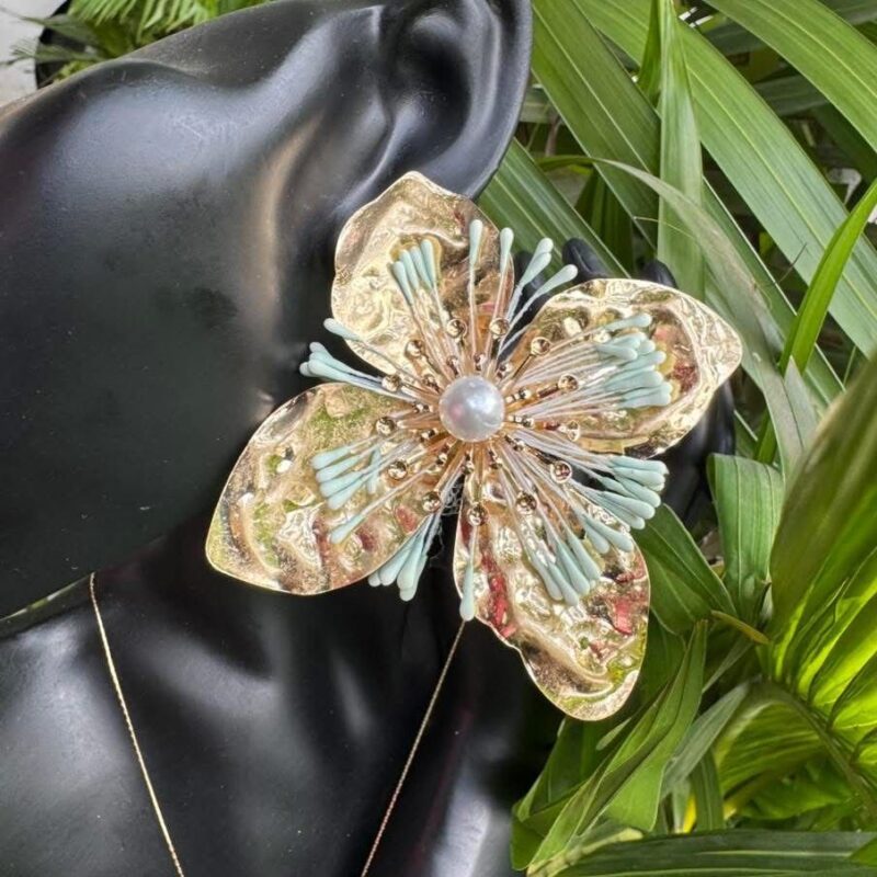 4724 - BO5000 - Boucles fleur