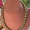 4404 - CP10000 - Collier en perle gris